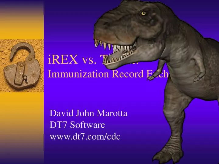 irex vs t rex immunization record exchange