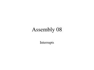 Assembly 08