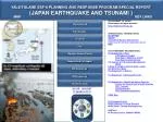 Japan Earthquake and Tsunami Response Overview: March 2011 - slide 1