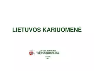 lietuvos kariuomen