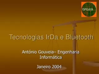 tecnologias irda e bluetooth