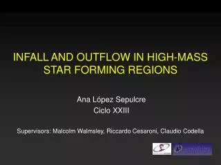 INFALL AND OUTFLOW IN HIGH-MASS STAR FORMING REGIONS