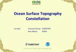 Ocean Surface Topography Constellation
