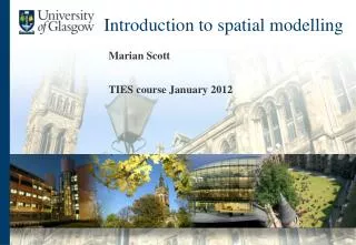 Introduction to spatial modelling
