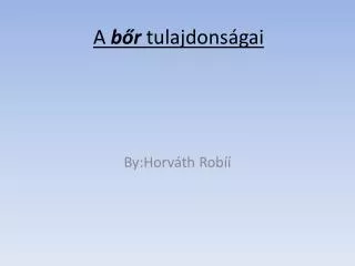 a b r tulajdons gai