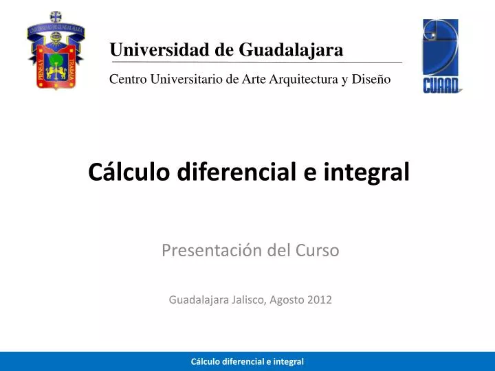 c lculo diferencial e integral
