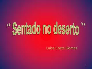 sentado no deserto