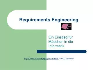 requirements engineering