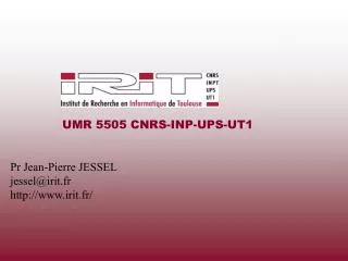 UMR 5505 CNRS-INP-UPS-UT1