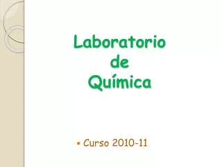 laboratorio de qu mica