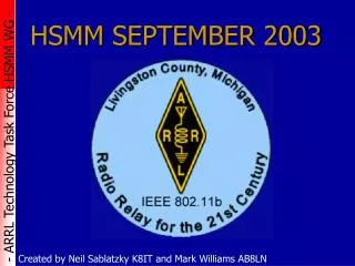 HSMM SEPTEMBER 2003