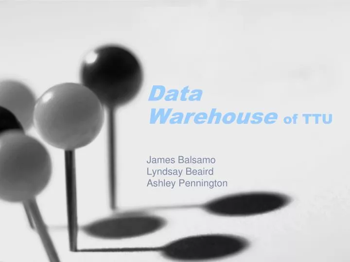data warehouse of ttu