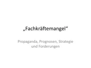 fachkr ftemangel
