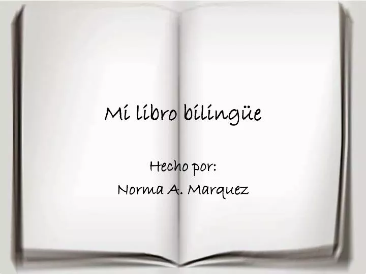 mi libro biling e