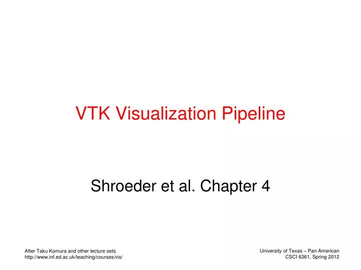 vtk visualization pipeline