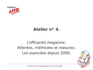 atelier n 4