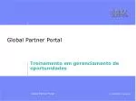 Global Partner Portal Training in Opportunity Management - slide 1