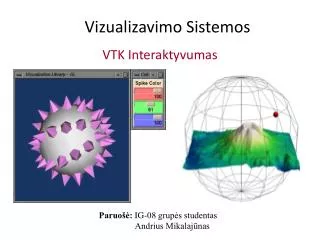 vizualizavimo sistemos