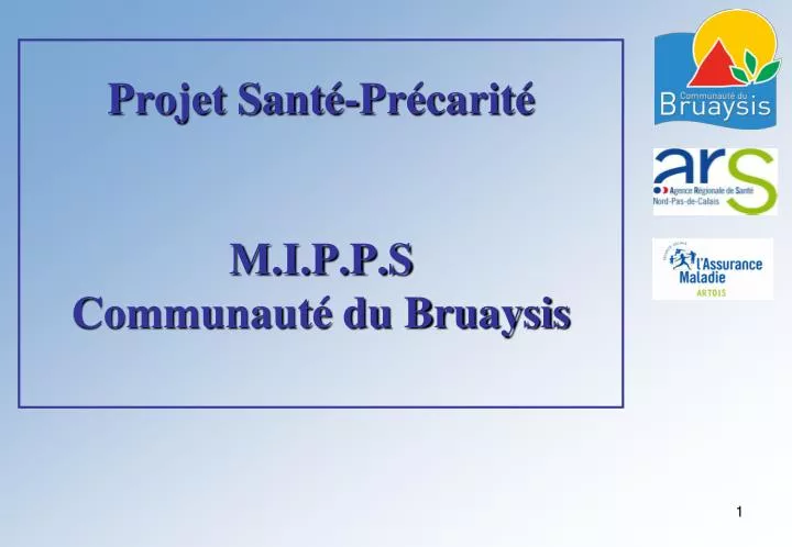 projet sant pr carit m i p p s communaut du bruaysis