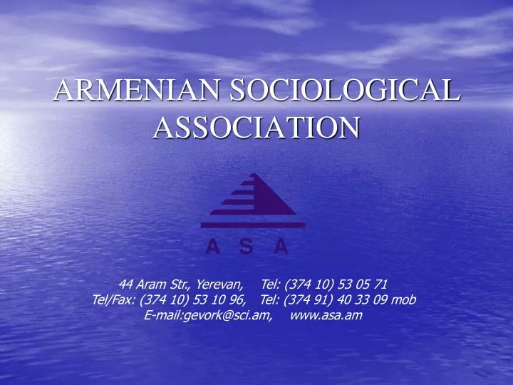 armenian sociological association