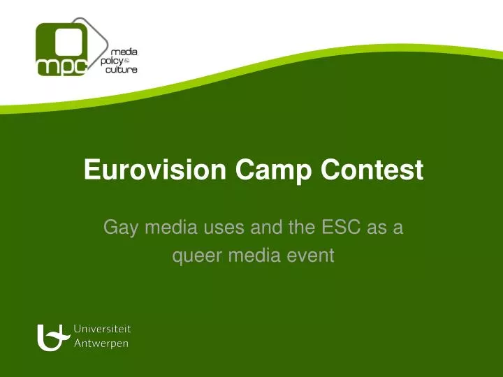 eurovision camp contest