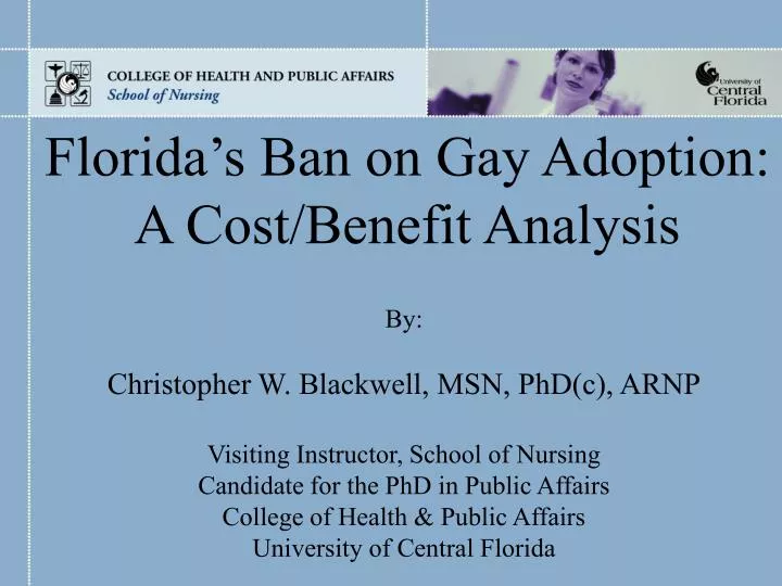 florida s ban on gay adoption a cost benefit analysis