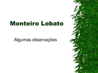 monteiro lobato