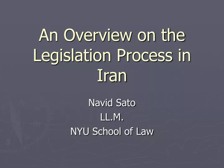 an overview on the legislation process in iran