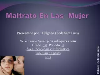 maltrato en las mujer