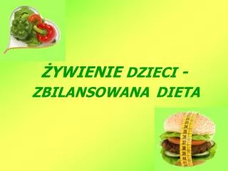 ywienie dzieci