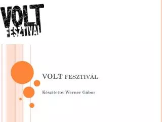 volt fesztiv l