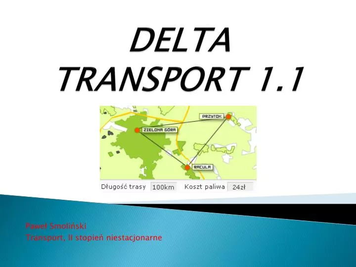 delta transport 1 1