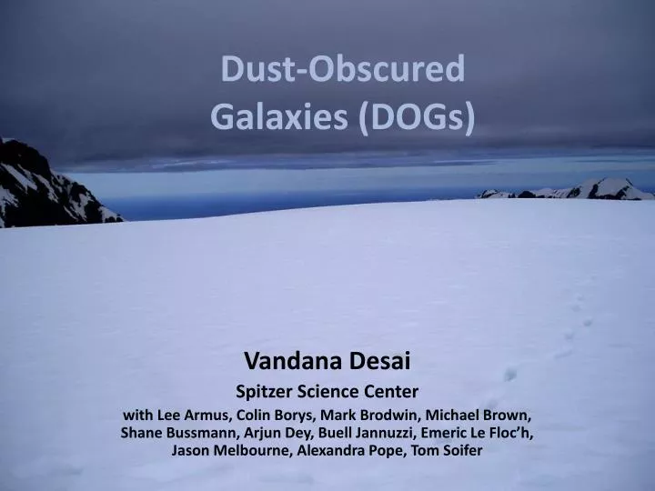 dust obscured galaxies dogs