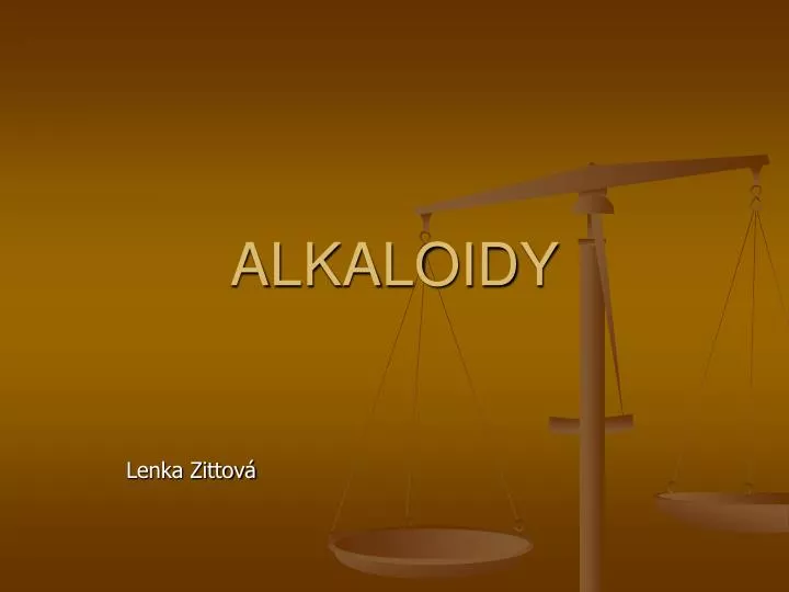 alkaloidy