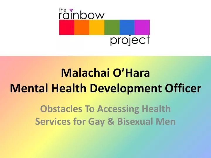 malachai o hara mental health development officer