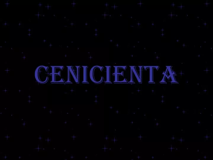 cenicienta