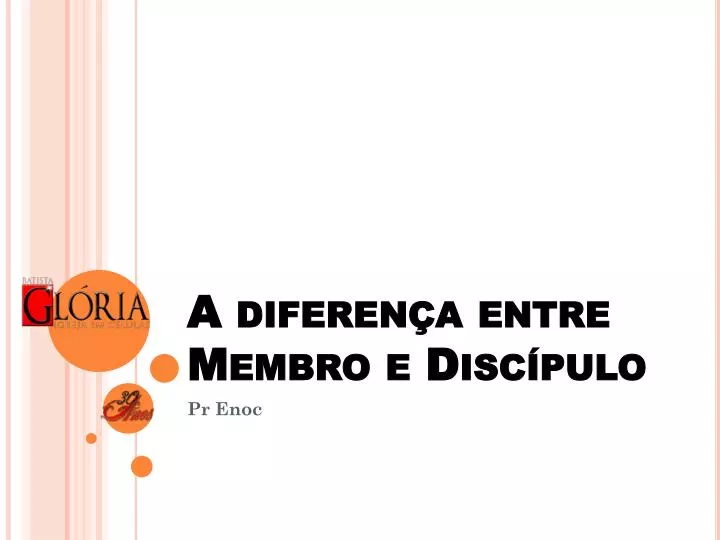 a diferen a entre membro e disc pulo