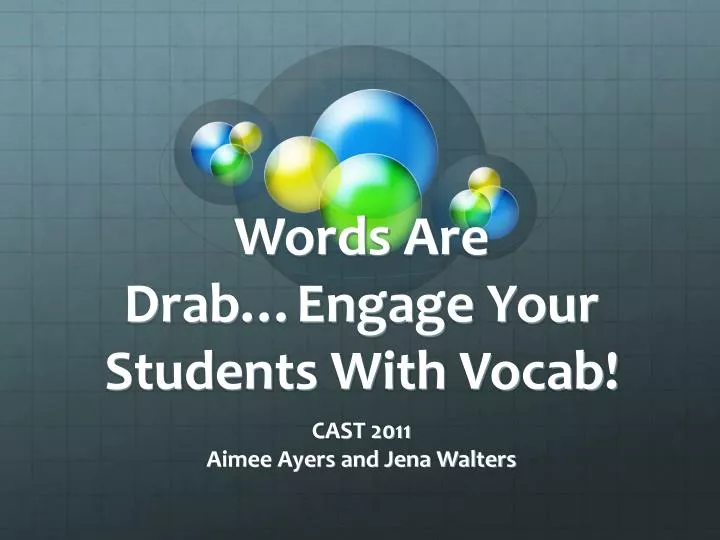 words are drab engage your students with vocab