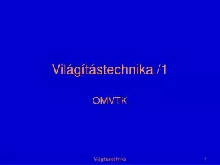 vil g t stechnika 1