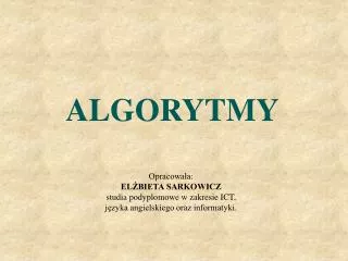 algorytmy