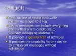 syslog (1) - slide 1