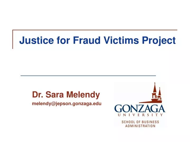 justice for fraud victims project