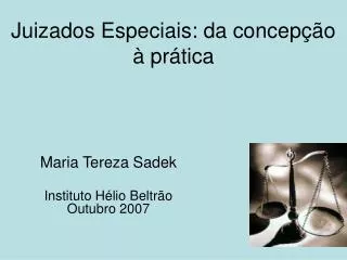 juizados especiais da concep o pr tica