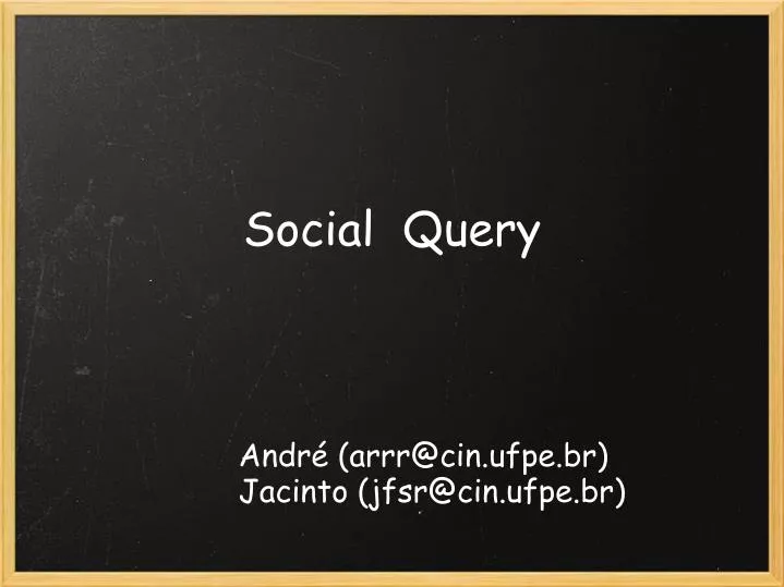 social query