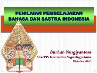 PPT - Pembelajaran Bahasa Dan Sastra Indonesia SD PowerPoint ...