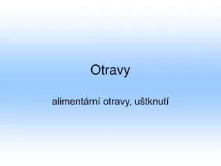 otravy