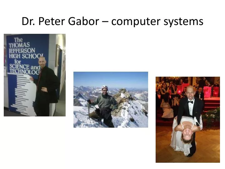 dr peter gabor computer systems