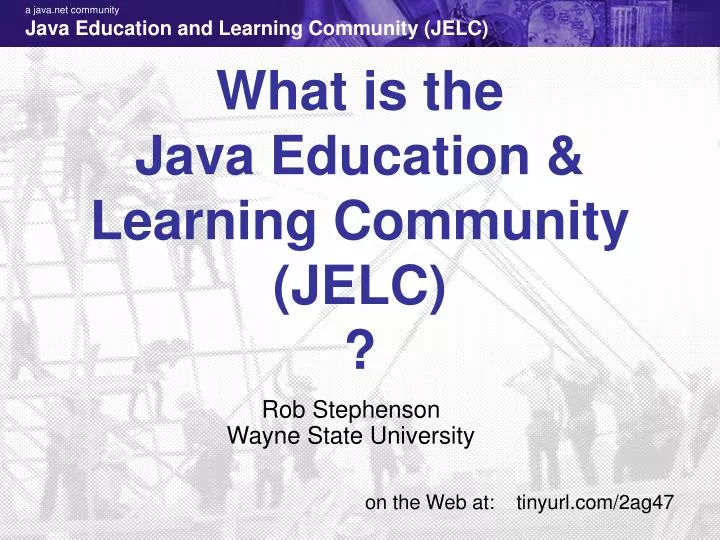 what is the java education learning community jelc