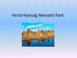 fert hans g nemzeti park