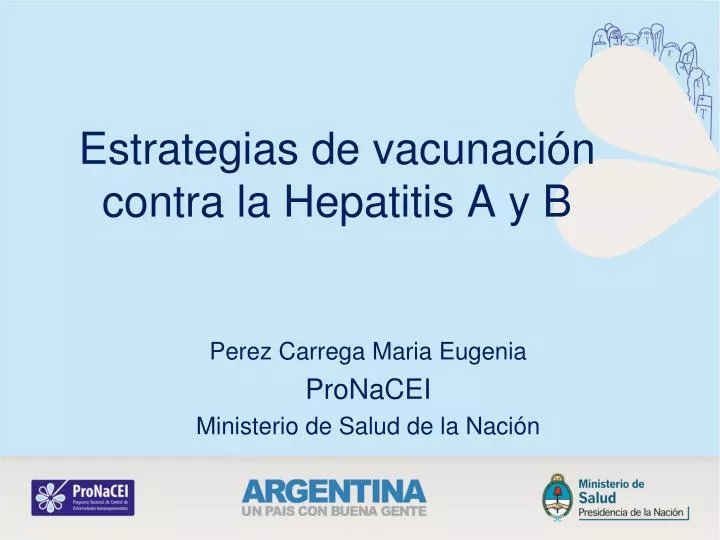 estrategias de vacunaci n contra la hepatitis a y b